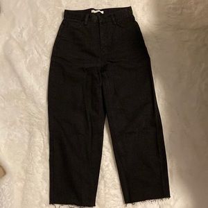 Oak and Fort barrel leg jean